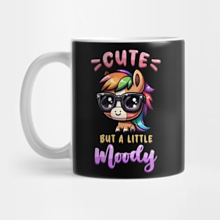 Cute But A Little Moody I Equestrian Pony Horse Fan Mug